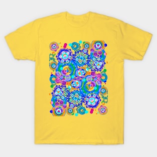 Colorful Funky Hippie Trippy Art T-Shirt